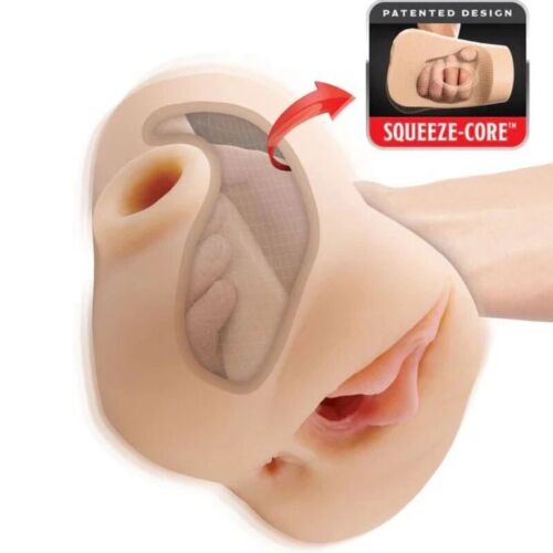 Masturbátor PDX PLUS+ DOUBLE POUNDER s integrovanou vibráciou