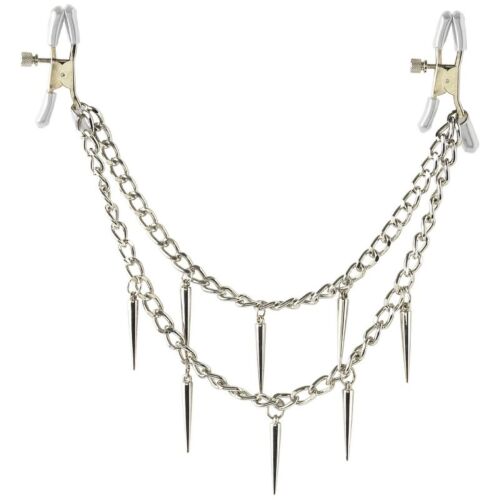 Pinzety na bradavky Fetish Fantasy Series Rock Hard s nastaviteľným tlakom