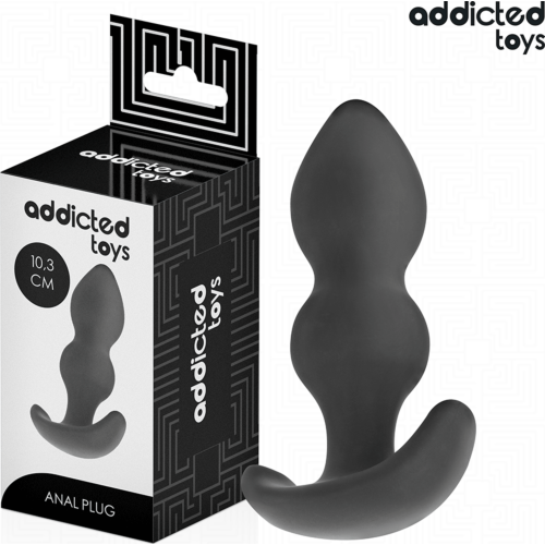 Anal Plug ADDICTED TOYS S 10.3 cm s kontrolovaným pocitom plnosti