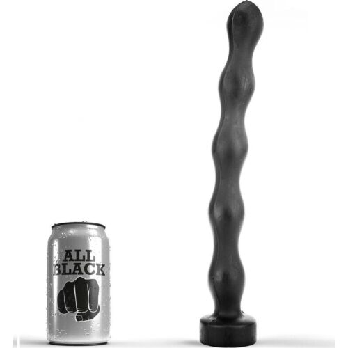 Buttplug ALL BLACK 32 cm s variabilnou šírkou