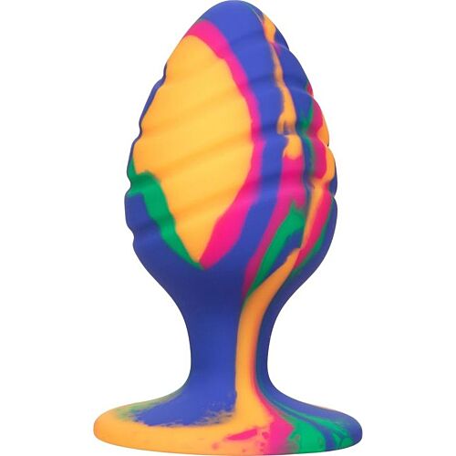 Analný zásuvný diel CALEXOTICS Cheeky Largue Swirl s prísavkou