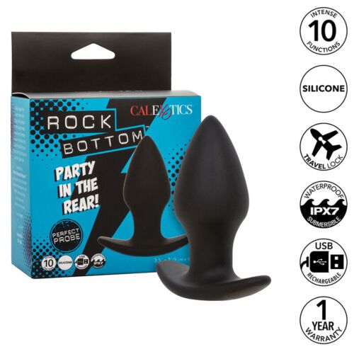 Análny kolík CALEXOTICS Rock Bottom s 10 vibračnými režimami