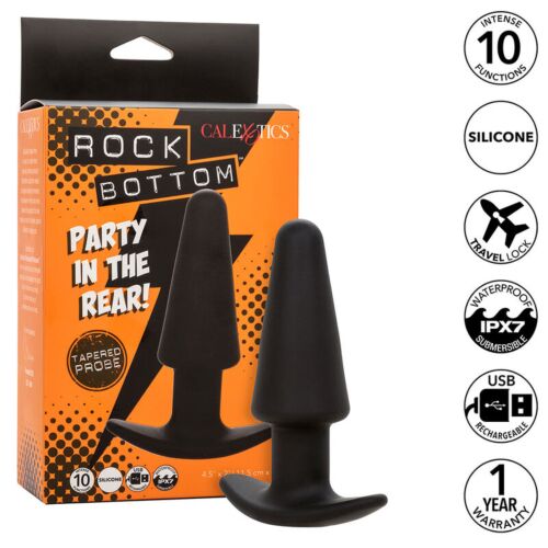 Anal Plug CalExotics Rock Bottom s 10 vibračnými módmi