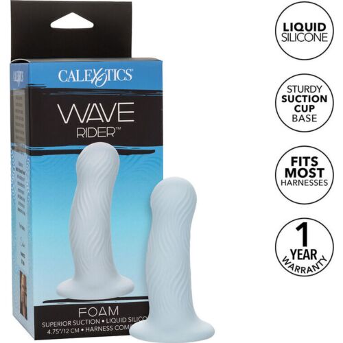 Análny plug CALEXOTICS Wave Rider Foam s textúrou