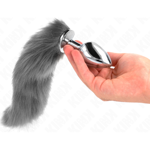 Análny plug KINK L s umelým chvostom