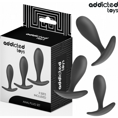 Plugy Análne Addicted Toys Set 3 pre postupnú stimuláciu