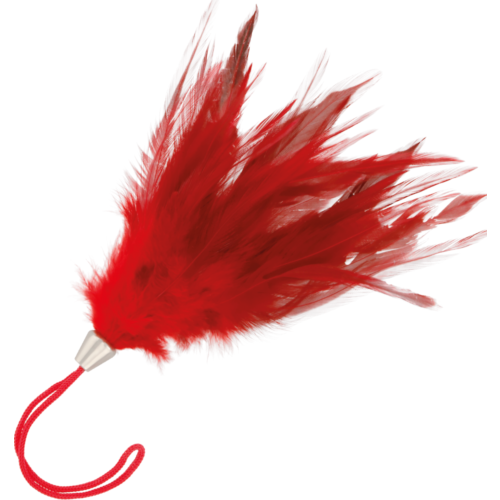 Pluma Stimulátora DARKNESS 20 cm na erotické šteklenie