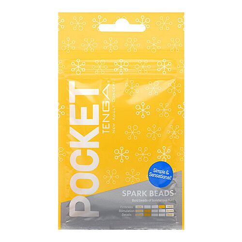Masturbátor Tenga Pocket Spark Beads s vnútornými textúrami