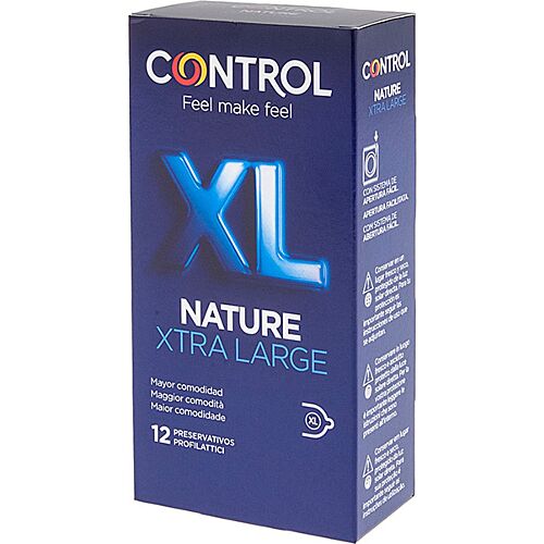 Kondómy Control Adapt Nature XL s lubrikantom