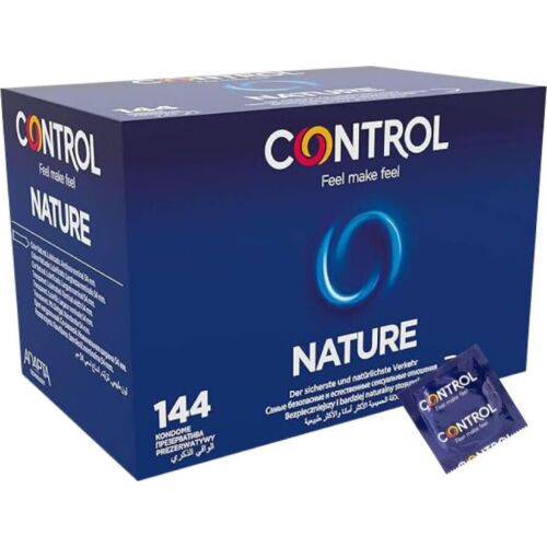 Kondómy CONTROL CONDOMS Nature 144 kusov s prispôsobením