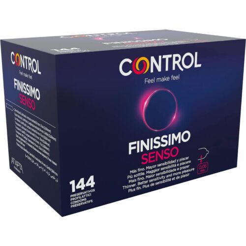 Kondómy CONTROL Finissimo Senso 144 ks so skvelým prispôsobením
