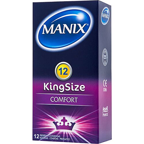 Kondómy Manix King Size 12 ks - pohodlné a bezpečné