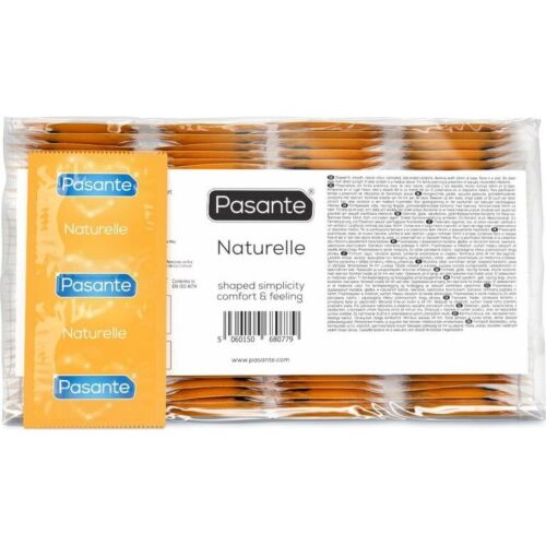 Kondómy Pasante Naturelle 144 kusov s kónickou formou