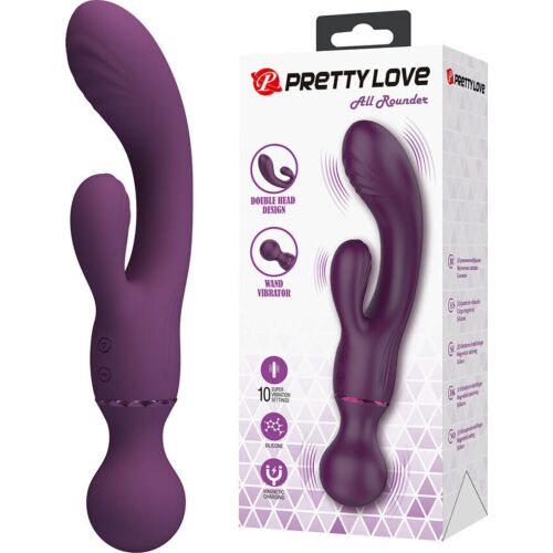 Vibrátor PRETTY LOVE ALL ROUNDER s dvojitou stimuláciou