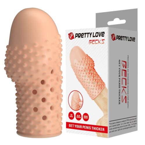 Návlek na penis PRETTY LOVE Geek's s textúrou