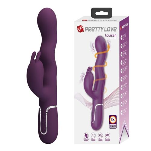 Vibrátor Pretty Love Loursen s vysunovacou funkciou a 7 vibráciami