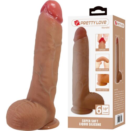 Dildo Pretty Love Mendel 25.5 cm s prísavkou