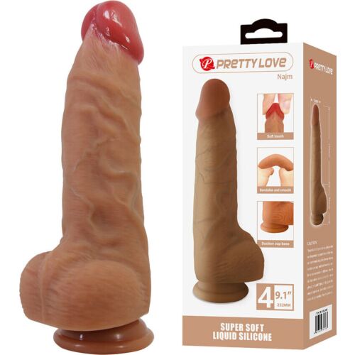 Dildo Realistický Pretty Love Najm s prísavkou