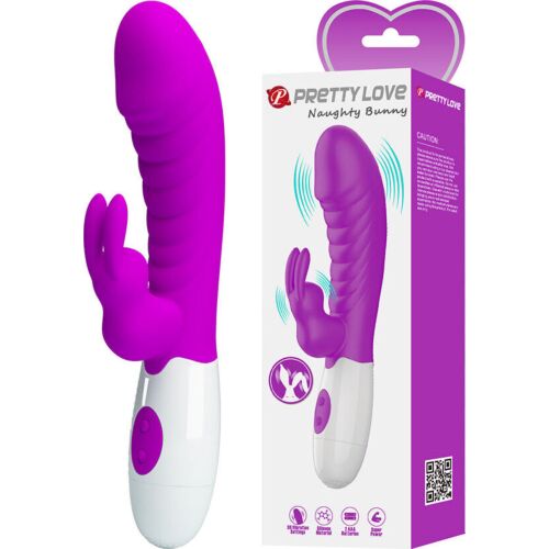 Vibrátor Pretty Love Naughty Bunny s dvojitou stimuláciou