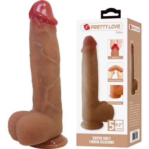 Dildo Pretty Love Orton s prísavkou 23.5 cm