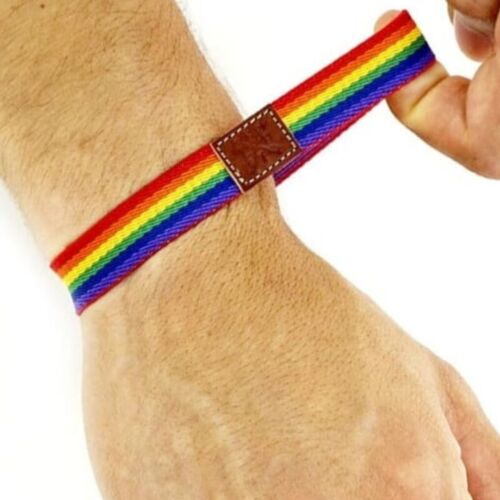 Pulsera PRIDE z gumy s farebným dizajnom
