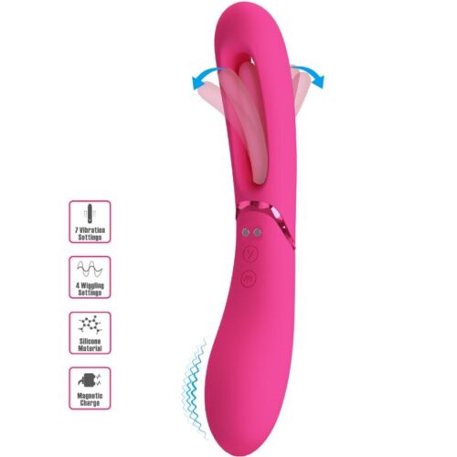 Vibrátor ROMANCE Lexie s G-bodovým pohybom