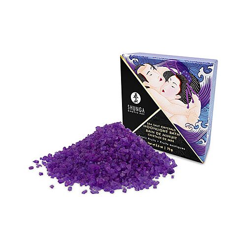 Soľ do kúpeľa Shunga Exotic Purple 75 g s aromatickými kryštálmi