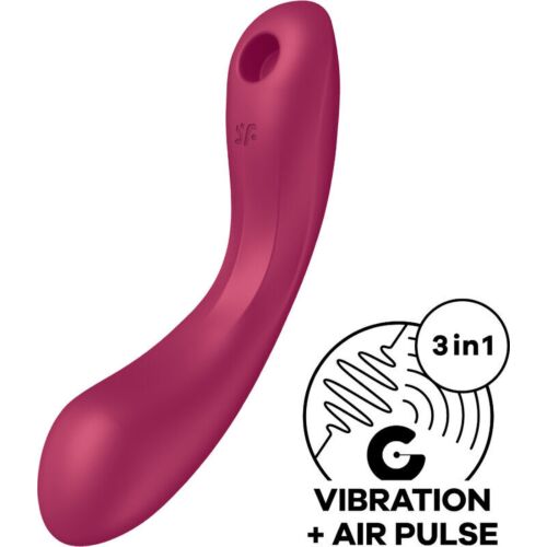 Suciaci stimulátor Satisfyer Curve Trinity 1 s vibrovaním
