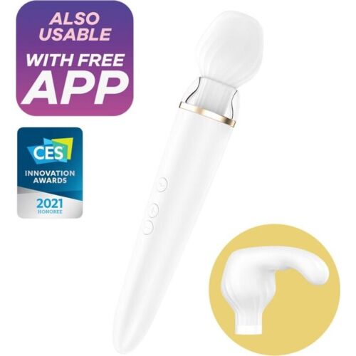 Vibrátor Satisfyer Double Wand-er s ovládaním cez aplikáciu