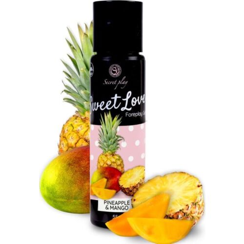 Lubrikant Secretplay Mango & Piña 60 ml s príchuťou