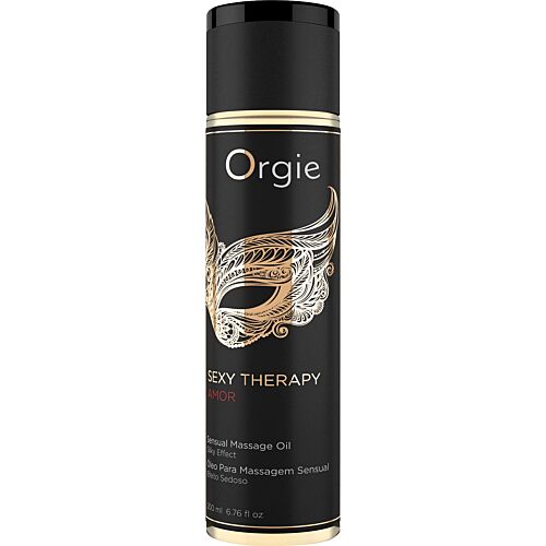 Olej na masáž Orgie Sexy Therapy Amor 200 ml s arómou marhule