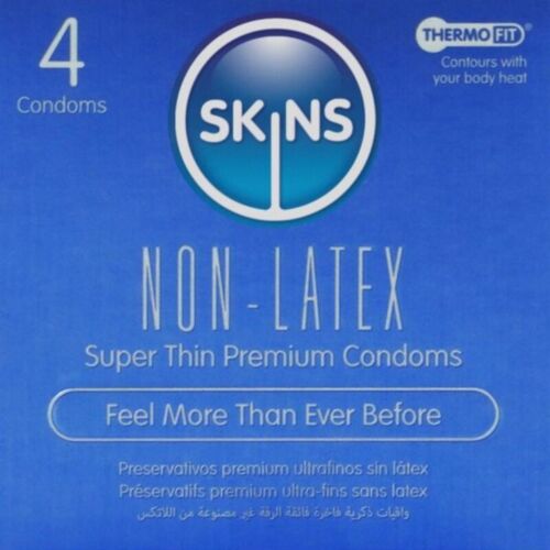 Kondómy SKINS bez latexu – hypoalergénne a vegánske