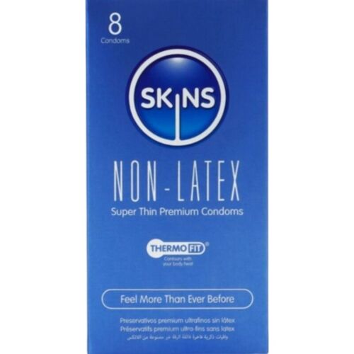 Kondómy SKINS bez latexu - ultra tenké a transparentné