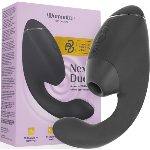 Succionátor Womanizer Duo Next s technológiou 3D Pleasure Air