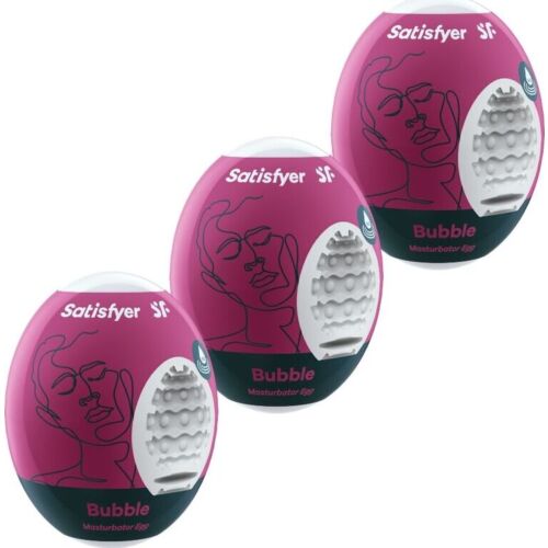 Masturbátor Satisfyer EGGS Bubble s Hydro-Active materiálom