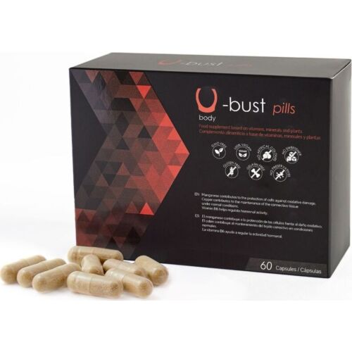Kapsuly U-Breast Pills 500COSMETICS na zväčšenie pŕs