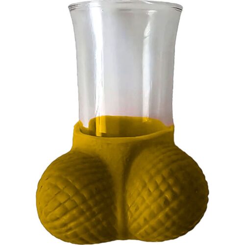 Pohár na šampanské Diablo Picante s dizajnom v zlatej farbe