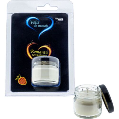 Sviečka na masáž Taloka Jahoda