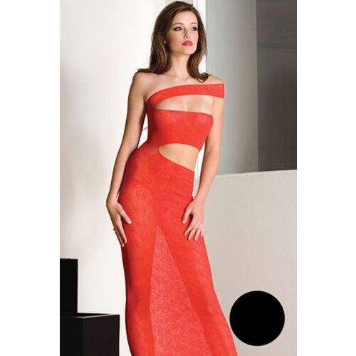 Dlhé šaty Music Legs s výstrihom