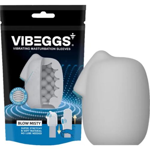 Masturbátor Vibeggs Blow Misty s vibráciou