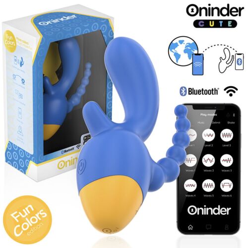 Vibrátor ONINDER CUTE Love 3 Some s inteligentným ovládaním