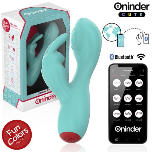 Vibrátor ONINDER CUTE LOVE BUNNY s App a Módou Tapping