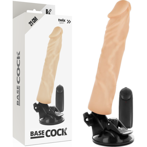 Vibrátor BASECOCK 21 cm s diaľkovým ovládaním