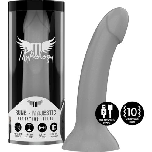 Dildo anal Mythology Rune Majestic s výkonnou vibráciou
