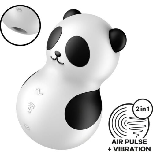 Succionátor Satisfyer Pocket Panda s intenzívnou vibráciou