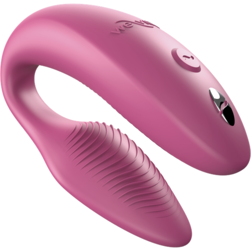 Párový vibrátor WE-VIBE SYNC 2 Rose s nastaviteľným tvarom