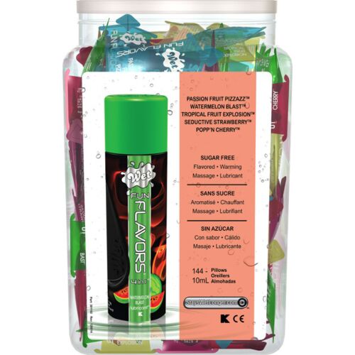Lubrikant Wet Fun Flavors 4-en-1