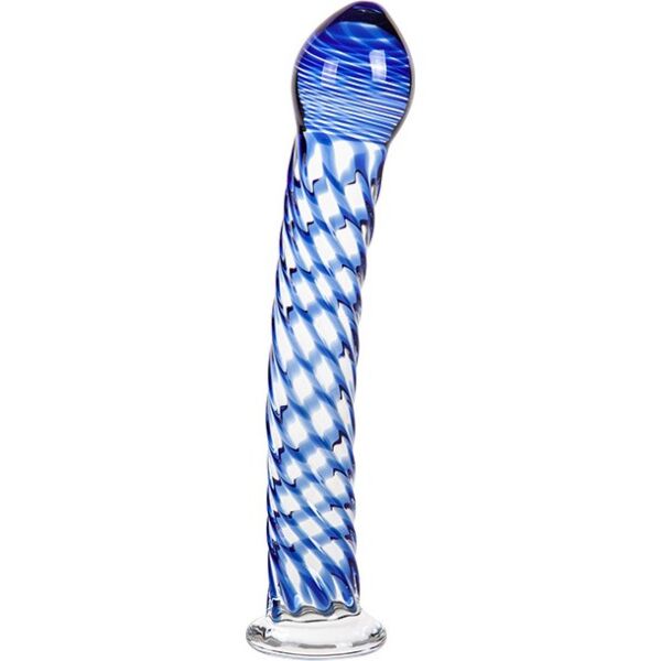 Dildo S Pleasures Crystal AQUARIUS s teplotnou stimuláciou