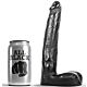 Dildo All Black 21 cm s realistickým povrchom