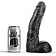 Dildo All Black 22 cm - Flexibilný a jemný pre radosť